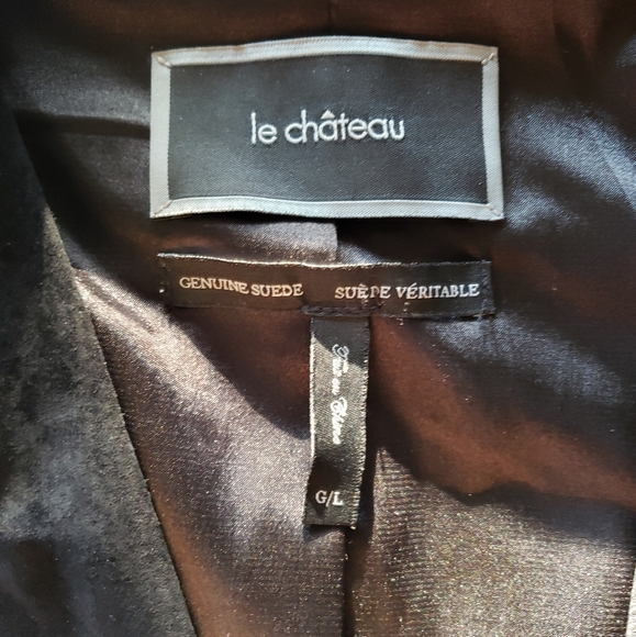 Black Suede Cropped Jacket - Picture 3 of 3